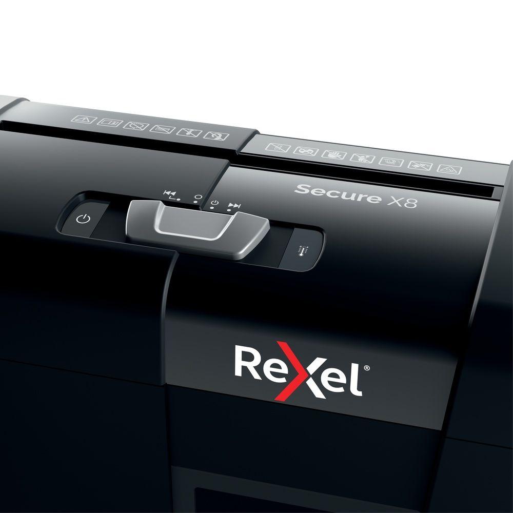 Trituradora de Papel Rexel Secure X8 P4 5 Hojas-4