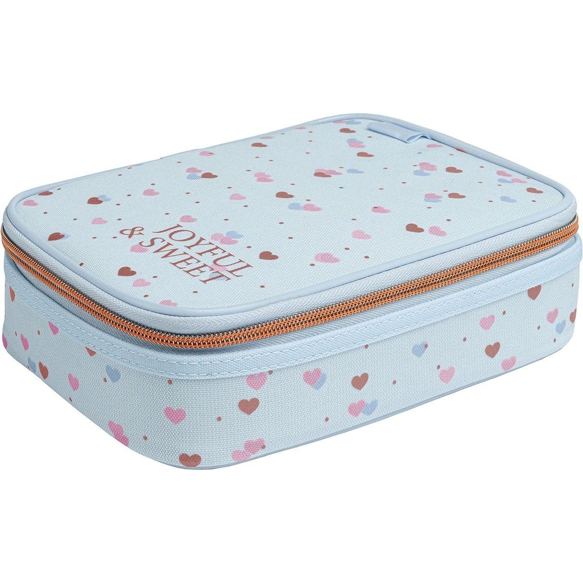 ESTUCHE BOX CAPACIDAD 100 LAPICES 1ORGANIZADOR JOYFUL AZUL-2