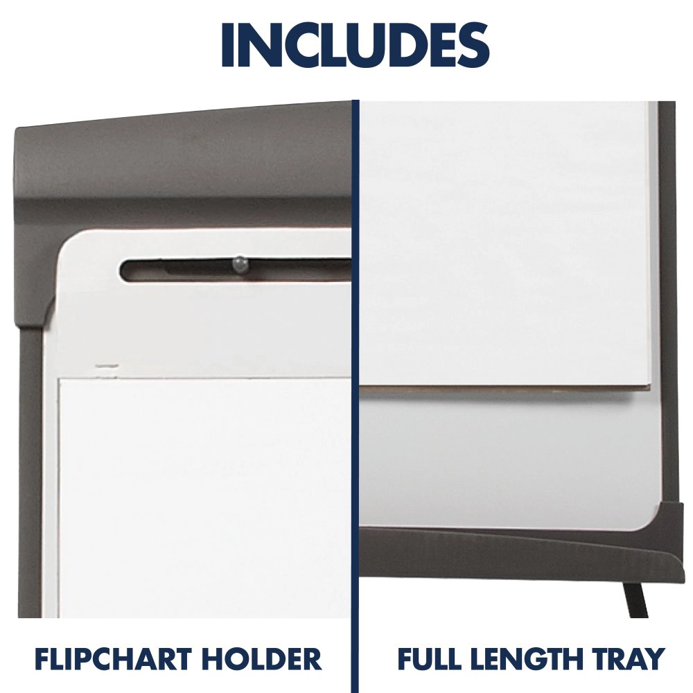 Pizarra Magnética + Brazos Laterales 68 x 89 cm. - Quartet-4