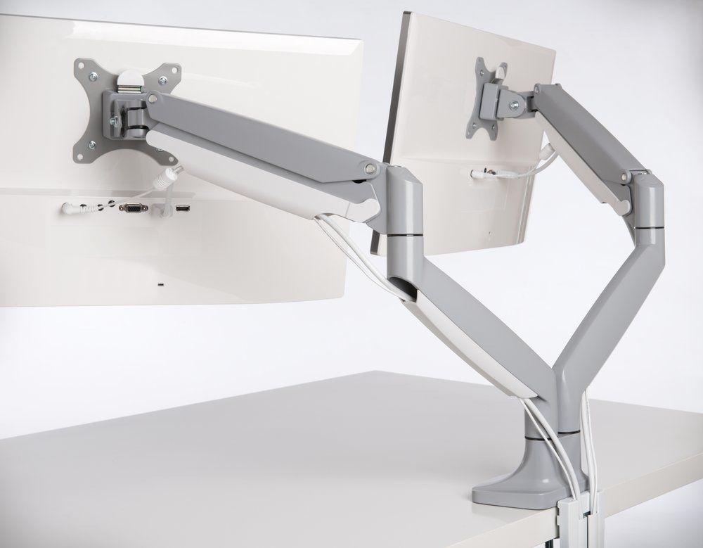 Brazo - Soporte Doble One Touch hasta 32" Gris Kensington-2