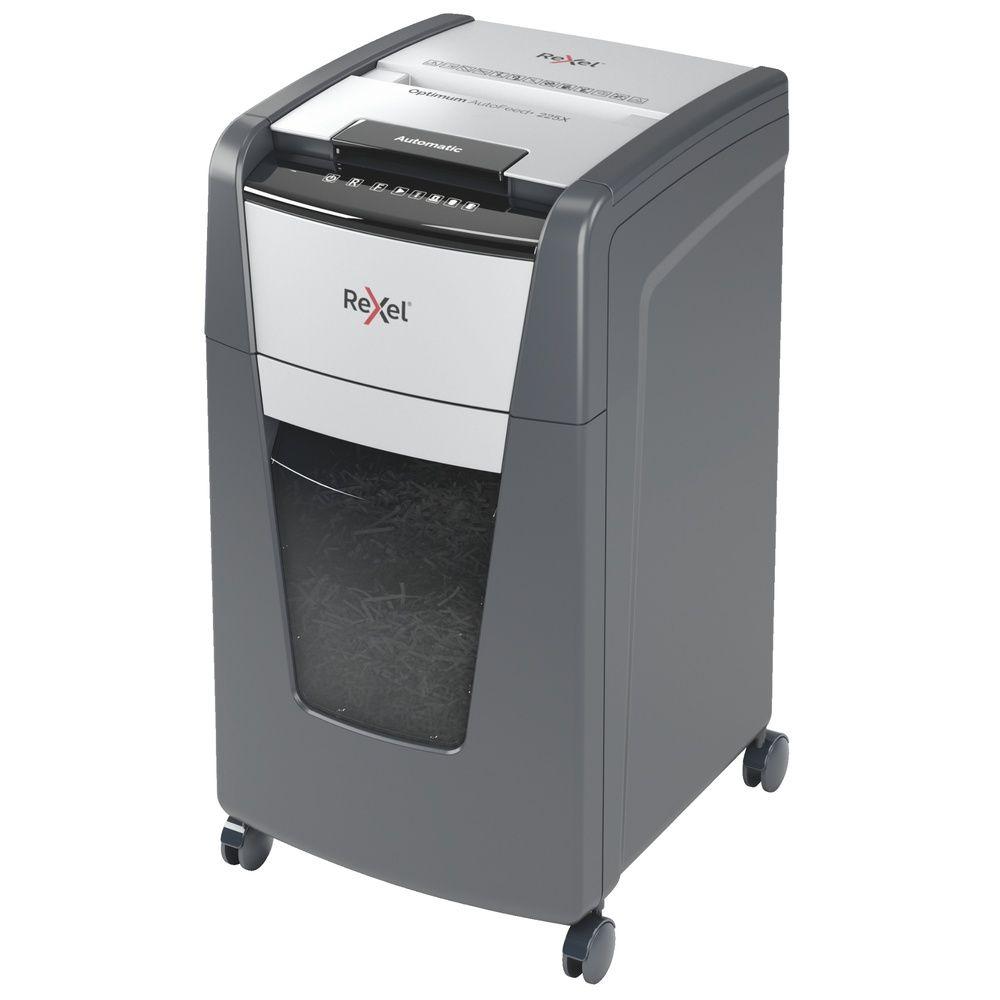 Trituradora de Papel Rexel Optimum Auto+ 225X P4 225 Hojas-1
