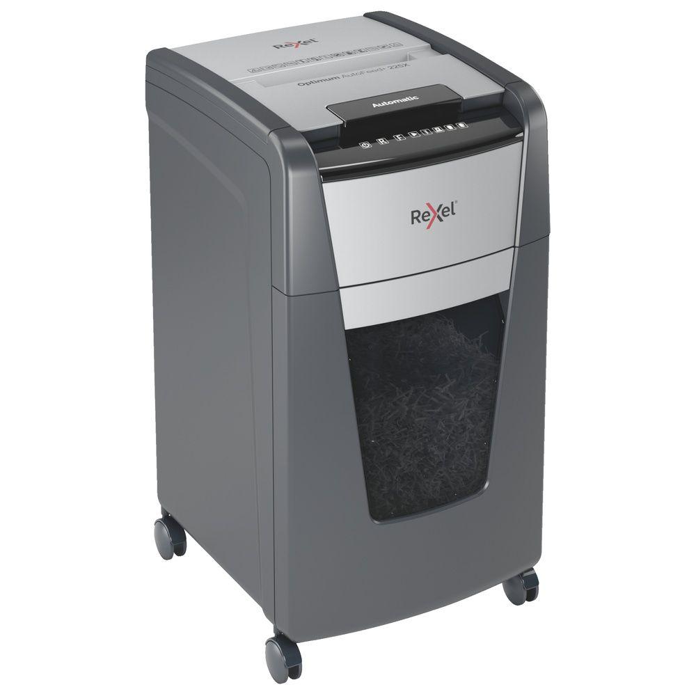 Trituradora de Papel Rexel Optimum Auto+ 225X P4 225 Hojas-2