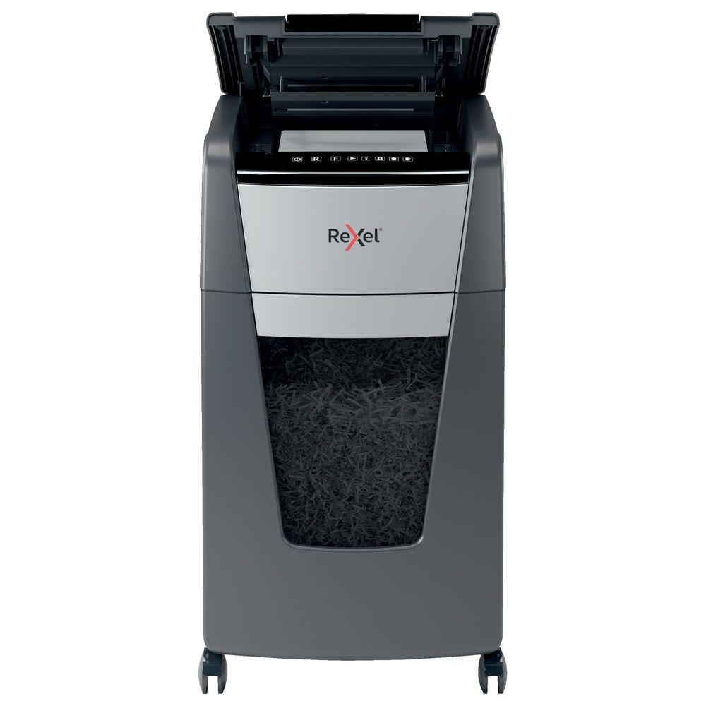 Trituradora de Papel Rexel Optimum Auto+ 225X P4 225 Hojas-5