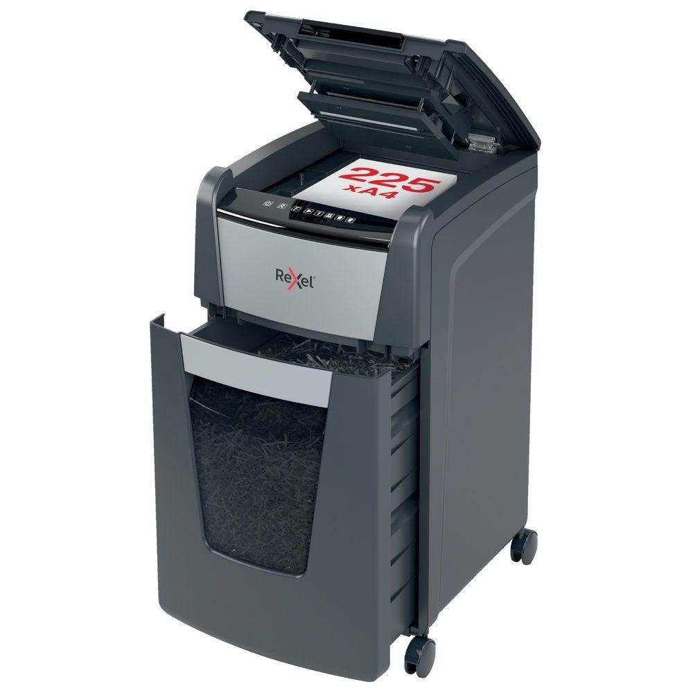 Trituradora de Papel Rexel Optimum Auto+ 225X P4 225 Hojas-6