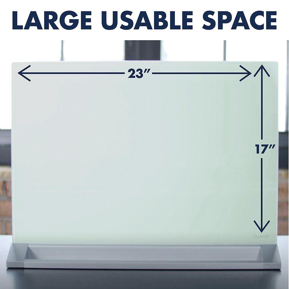Pizarra de Vidrio Magnética para Escritorio 43x60 cm-6