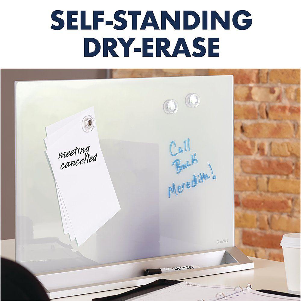 Pizarra de Vidrio Magnética para Escritorio 43x60 cm-8