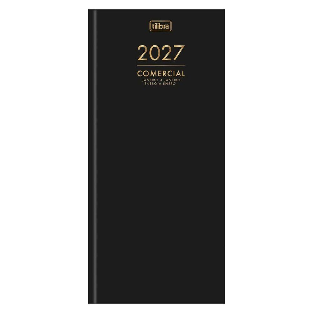 Agenda Ejecutiva Tilibra Cosida Diaria Comercial M8 2027 Negro-0