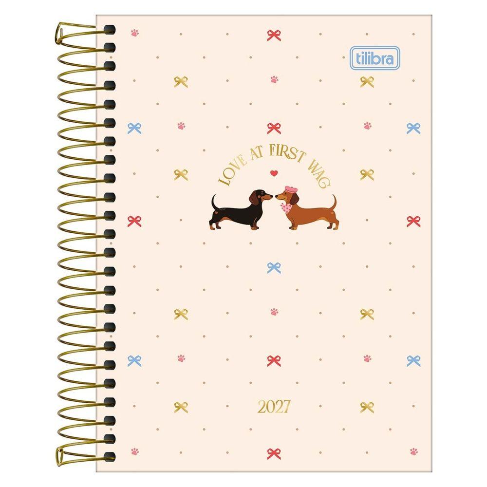 Agenda Espiral Tilibra Bownie M3 2027 Dos Salchichas-0