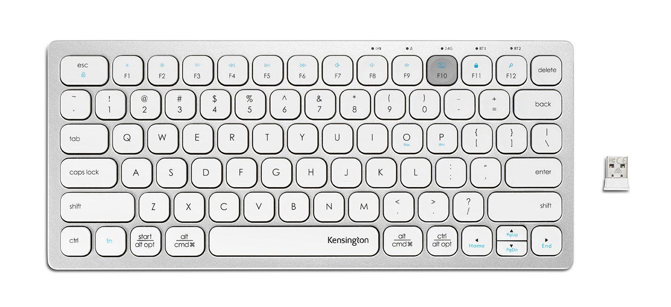 Teclado Inalámbrico Compacto 3 conexiones Blanco K75504ES-0