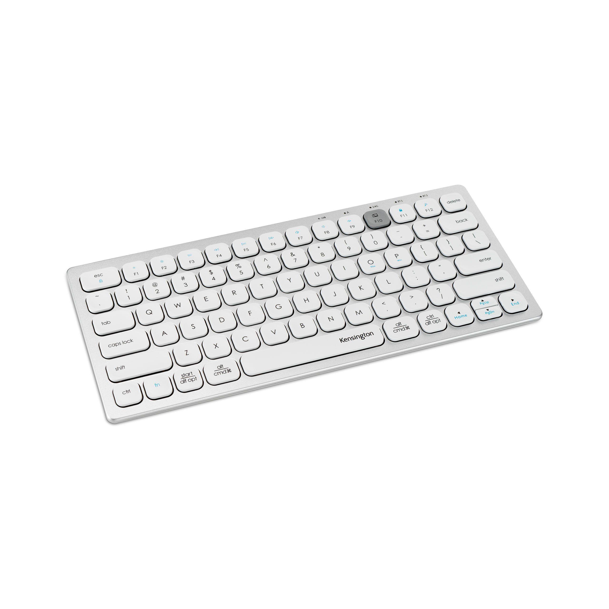 Teclado Inalámbrico Compacto 3 conexiones Blanco K75504ES-1
