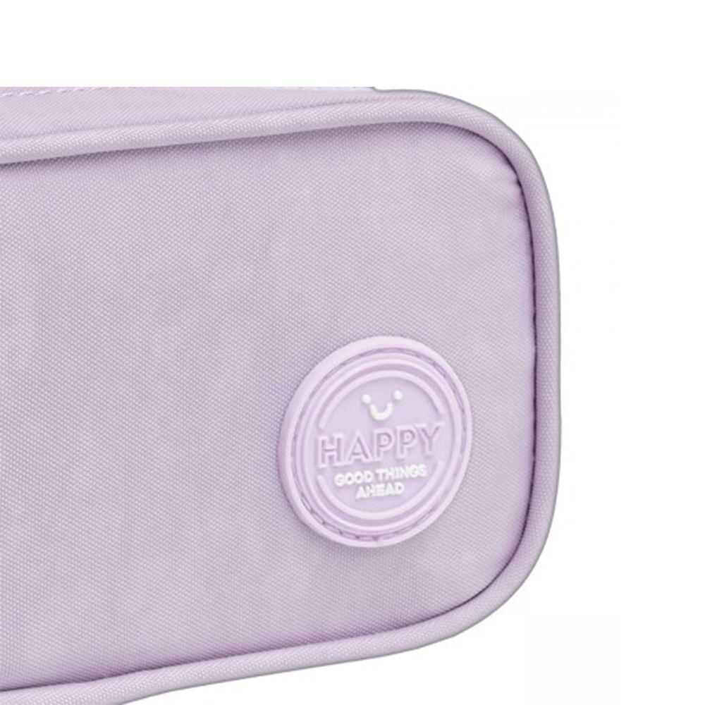 Estuche Duo Happy Lila con 2 Compartimentos – 210x90x90mm-2