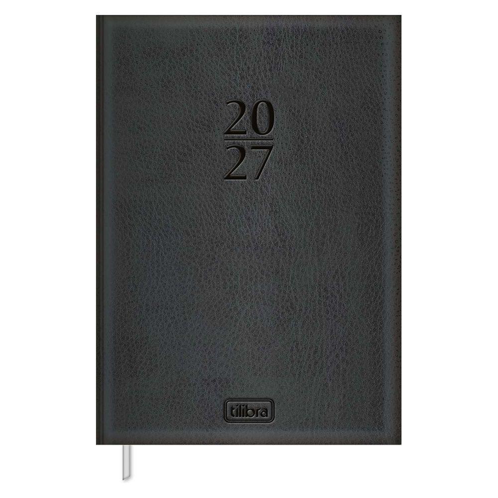 Agenda Ejecutiva Tilibra Cosida Diaria Torino M5 2027 Negro-0