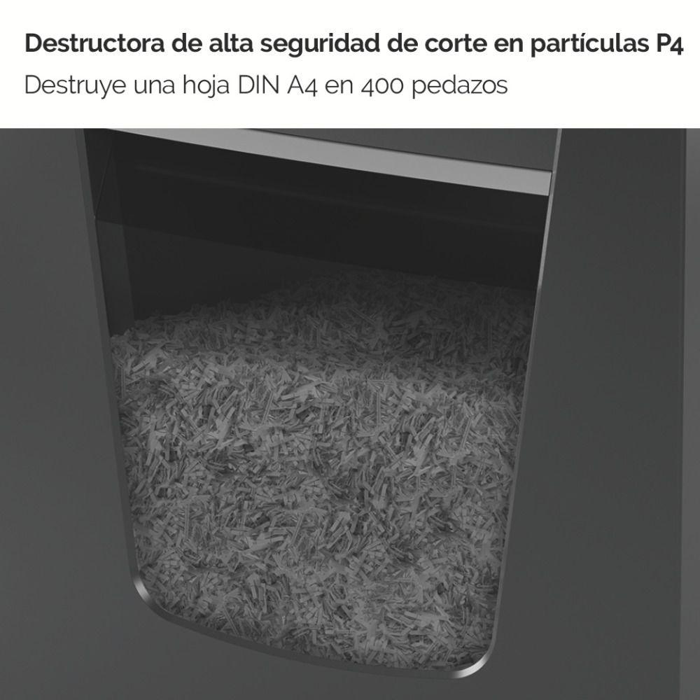Trituradora Destructora de Papel X420 Corte Challa Rexel-2