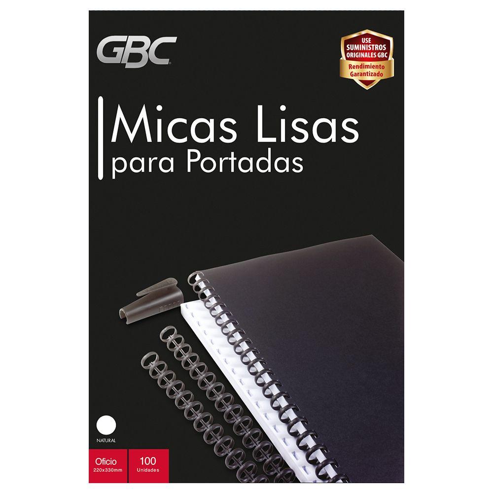 Mica Transparente Tamaño Oficio 100 Unidades - GBC-0