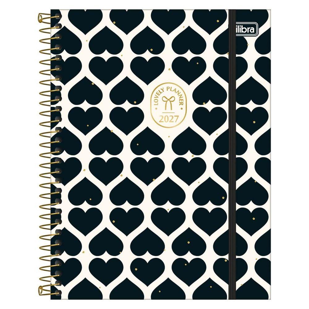 Planner Espiral Tilibra Wets Village M7 2027 Corazones-0