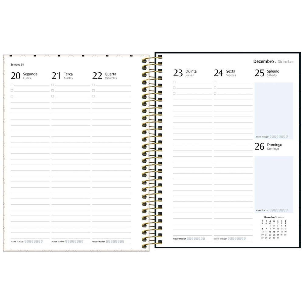 Planner Espiral Tilibra Wets Village M7 2027 Corazones-8