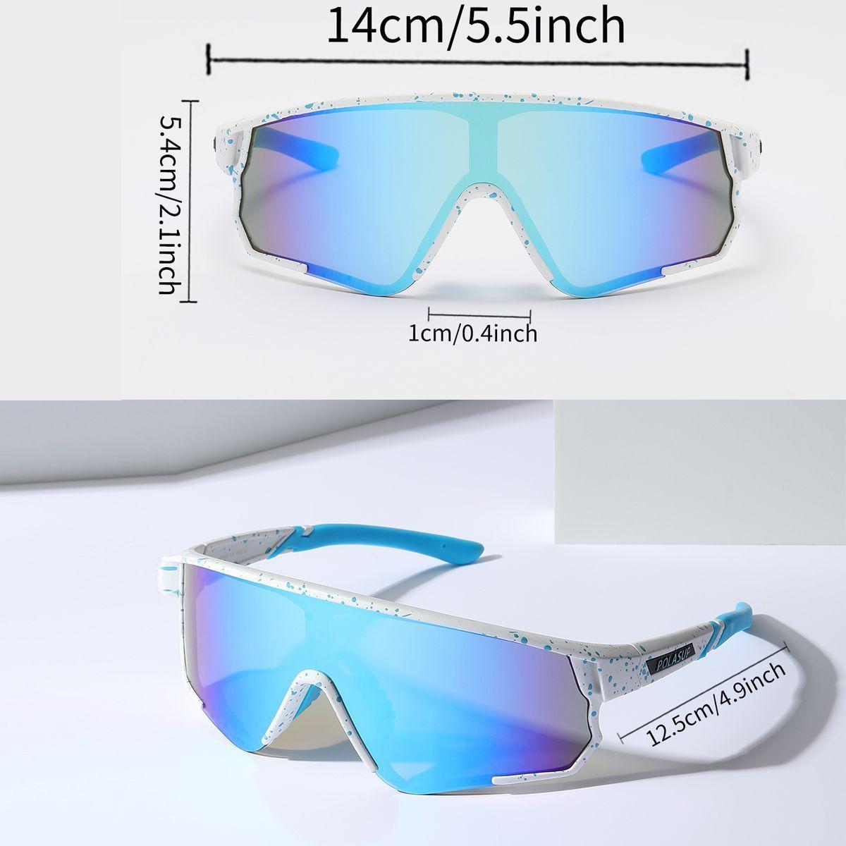 Polasup bicicleta lentes de sol para Correr pescar marat n ciclismo lentes gafas UV400-5