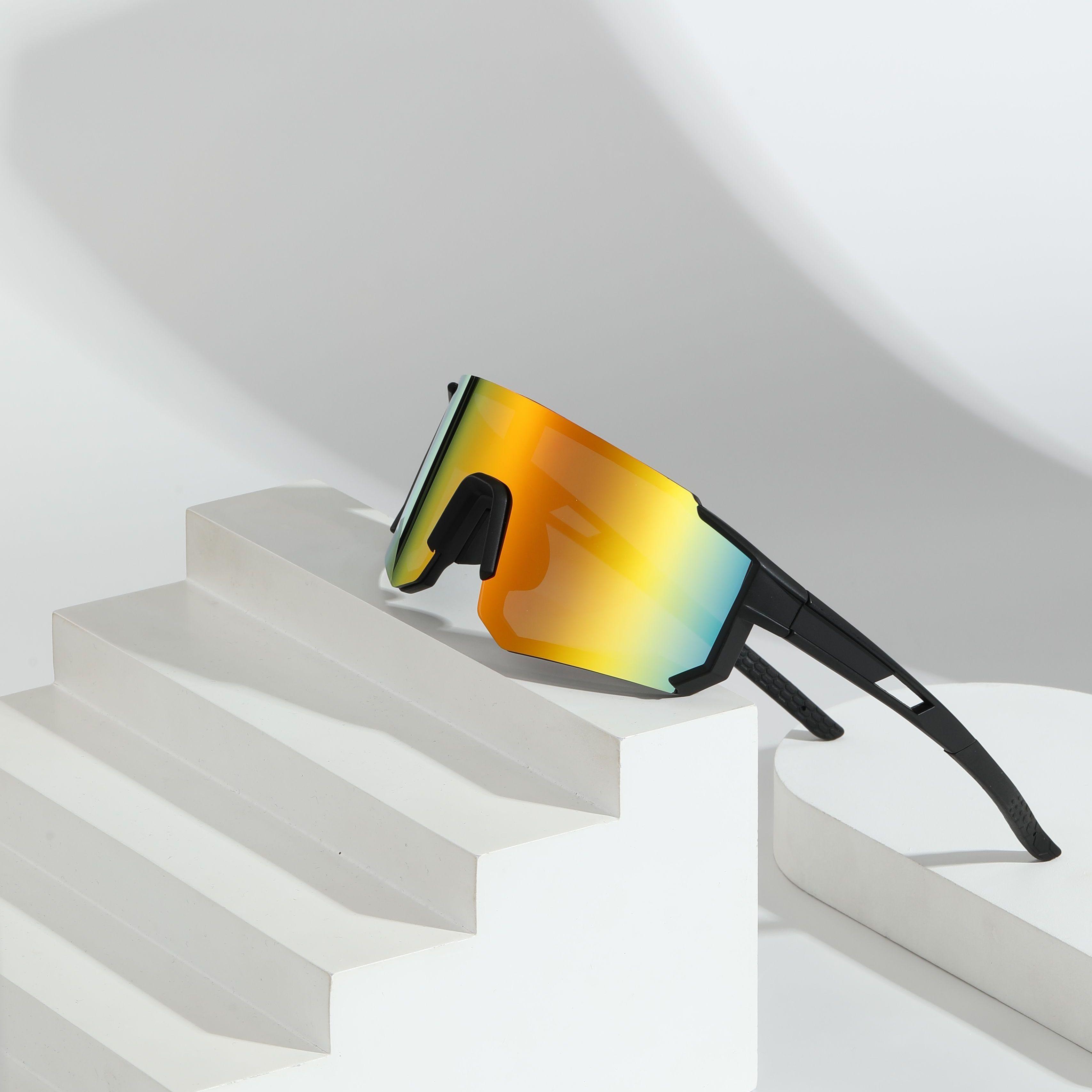 Polasup Lentes de sol UV400 proteccion deportivas gafas unisex hombre correr marathon-1