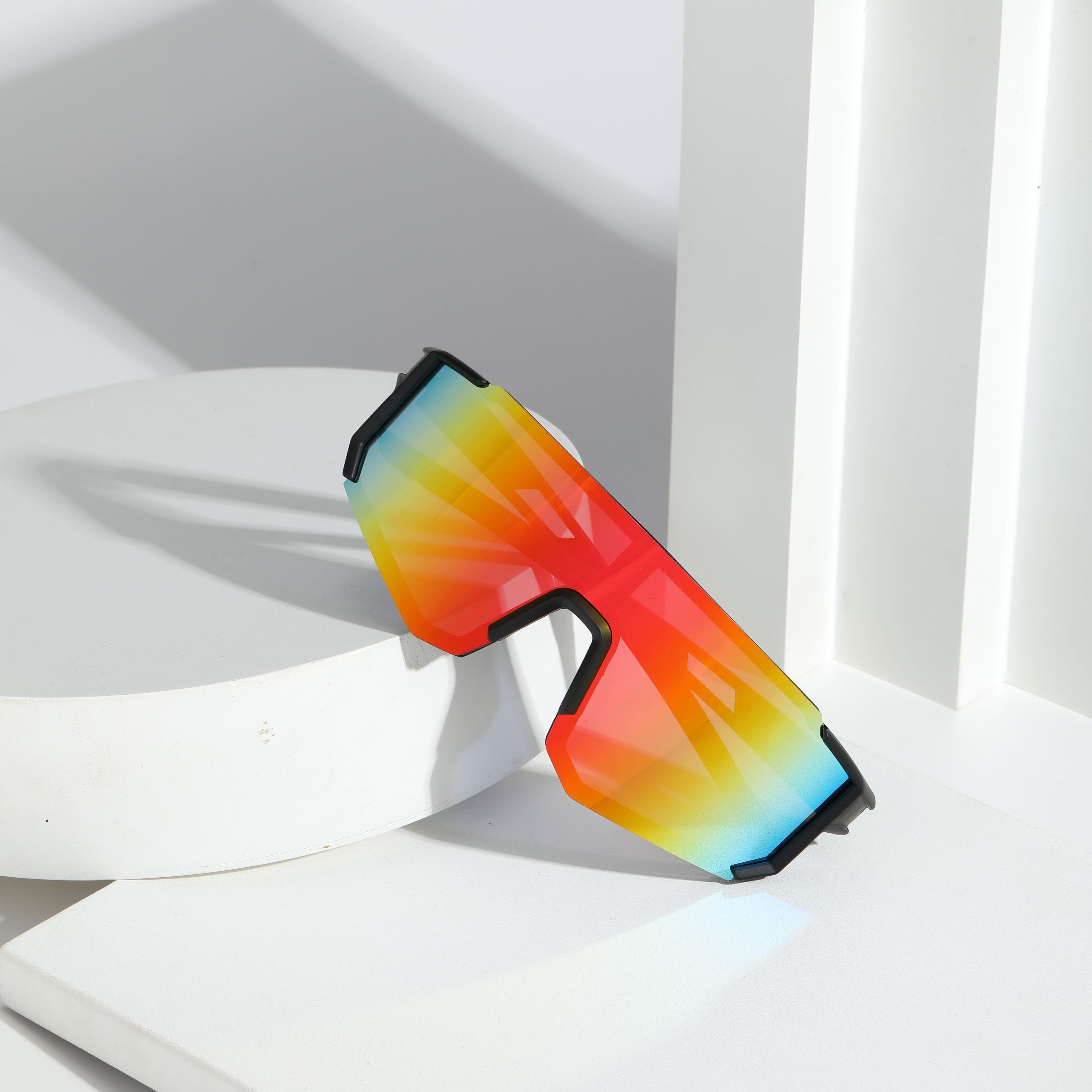 Polasup Lentes de sol UV400 proteccion deportivas gafas unisex hombre correr marathon-3