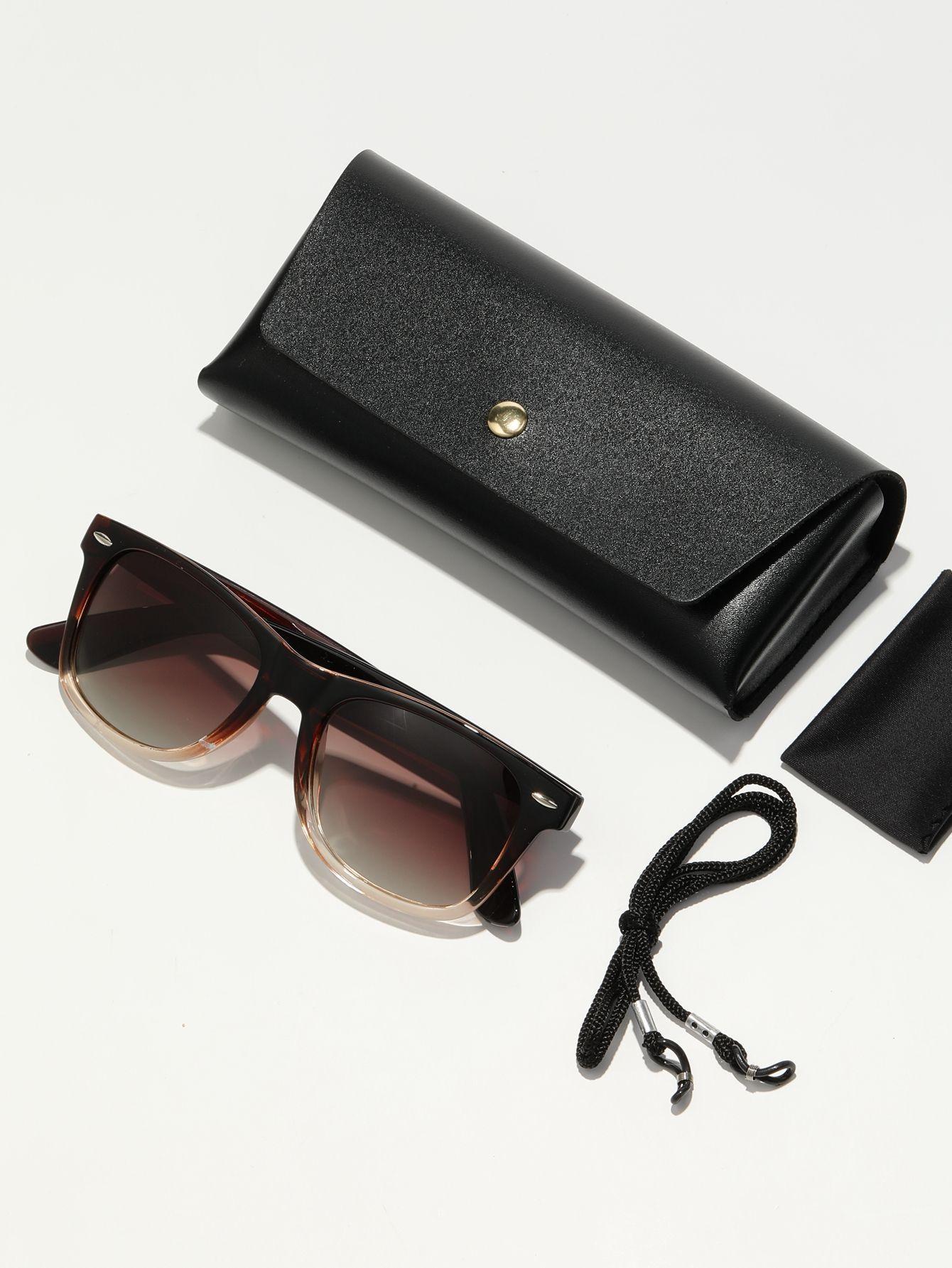 Polasup hombre lentes de sol moda clasica retro mujer gafas proteccion uv unisex con caja-5