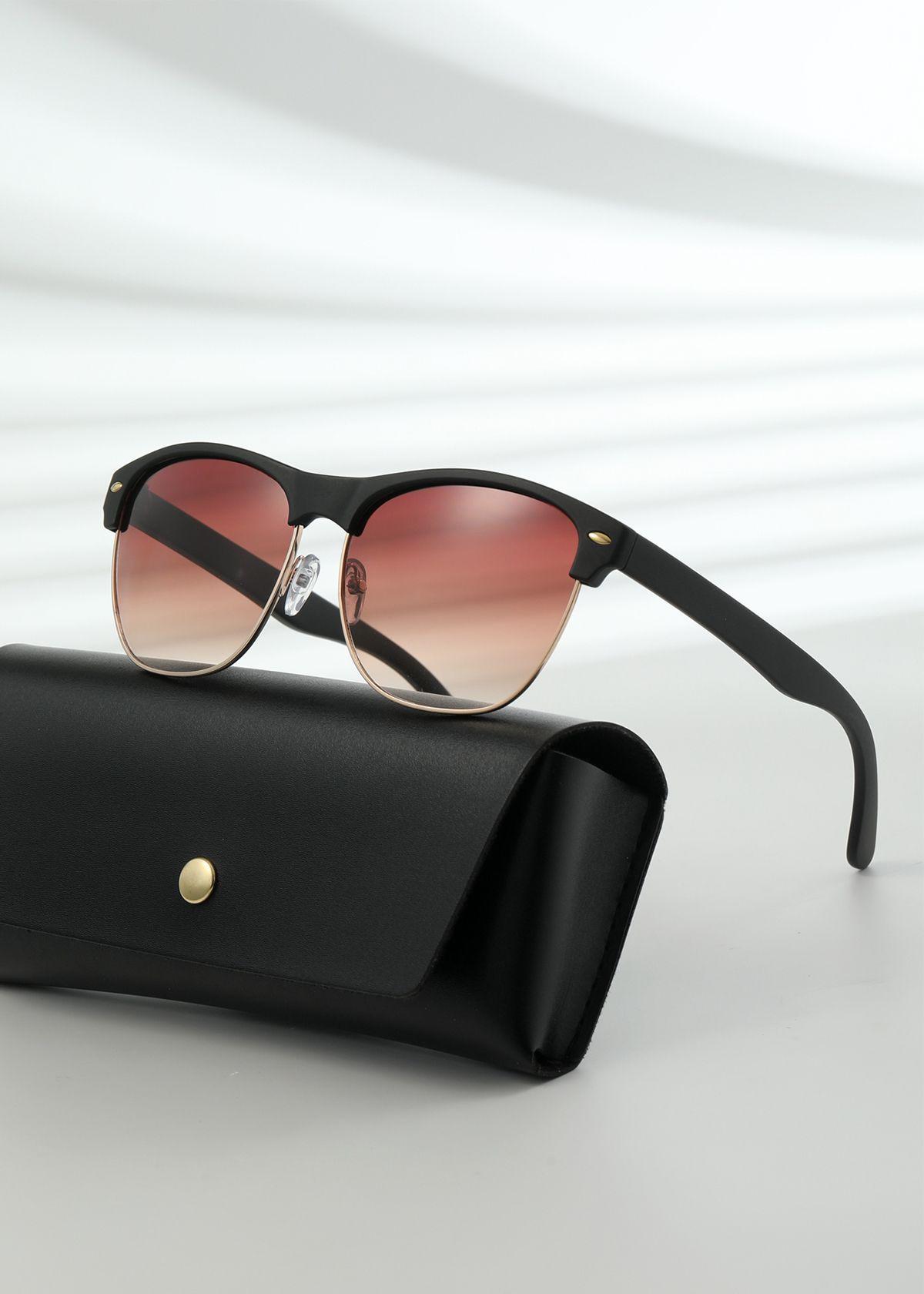 POLASUP Lentes Gafas de sol cl sicas retro de moda para fiestas caminatas por la playa y uso diario-0