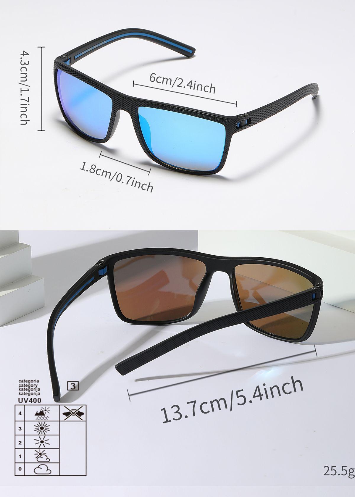 Polasup hombre lentes sol proteccion uv400 mujer gafas clasica-4