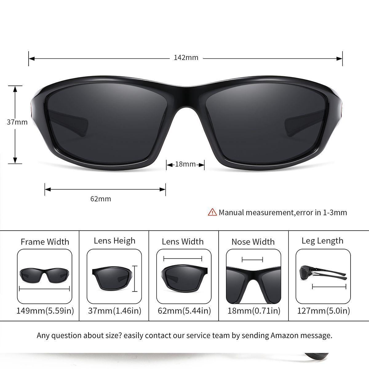 Lentes de sol para la construcci n y el trabajo agr cola UV400 proteccion-6