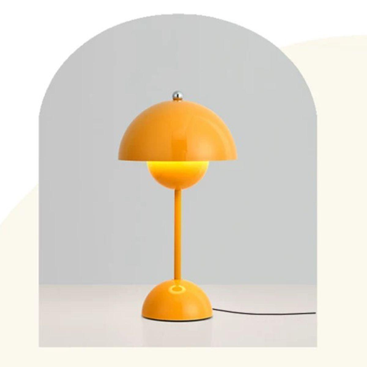 Lampara de escritorio LED recargable por USB portatil y con pantalla tactil blanco negro naranja luz-3