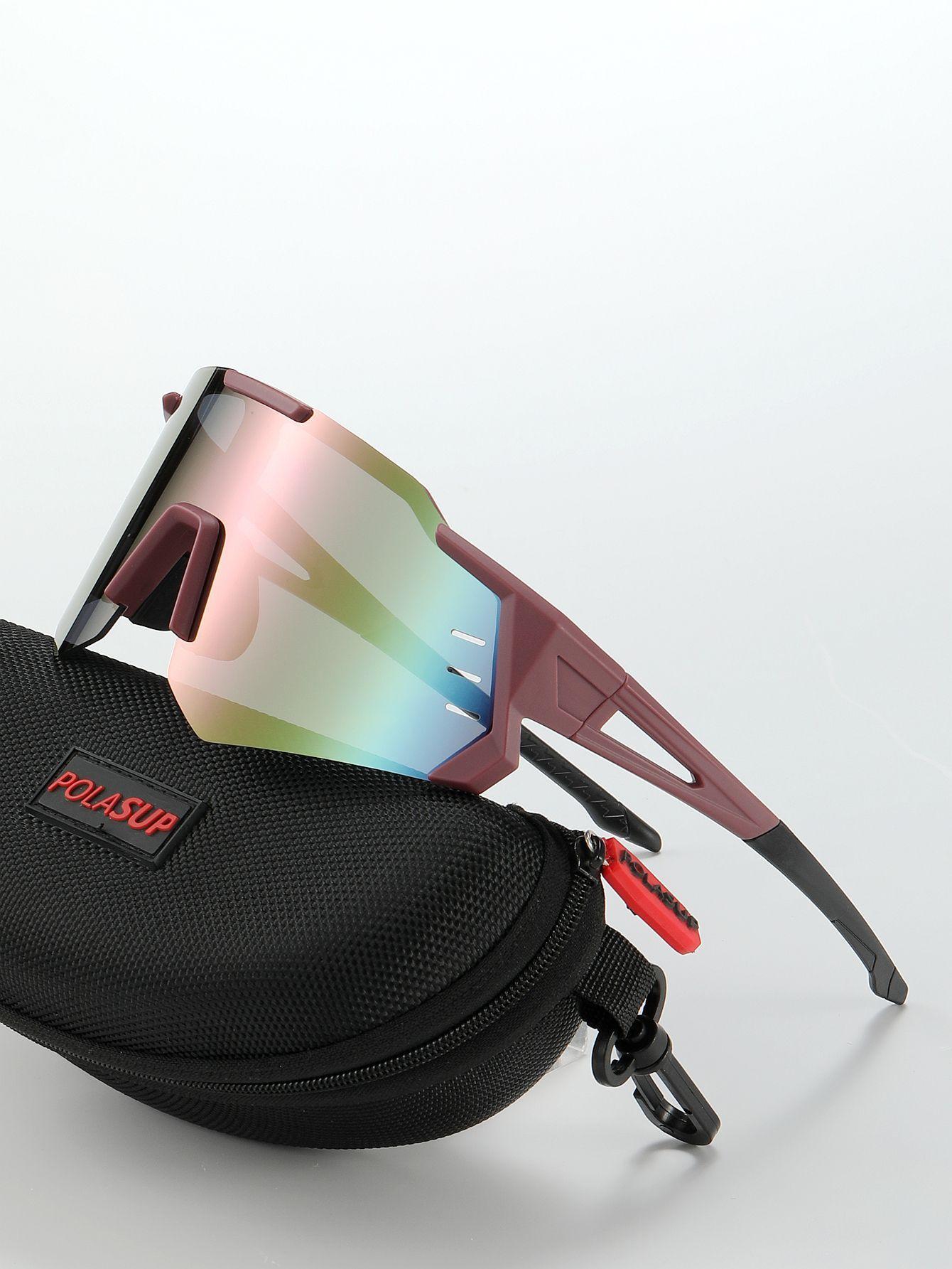 Polasup hombre ciclismo proteccion uv400 lentes deportivos mujer bicicleta golf Anteojos-5