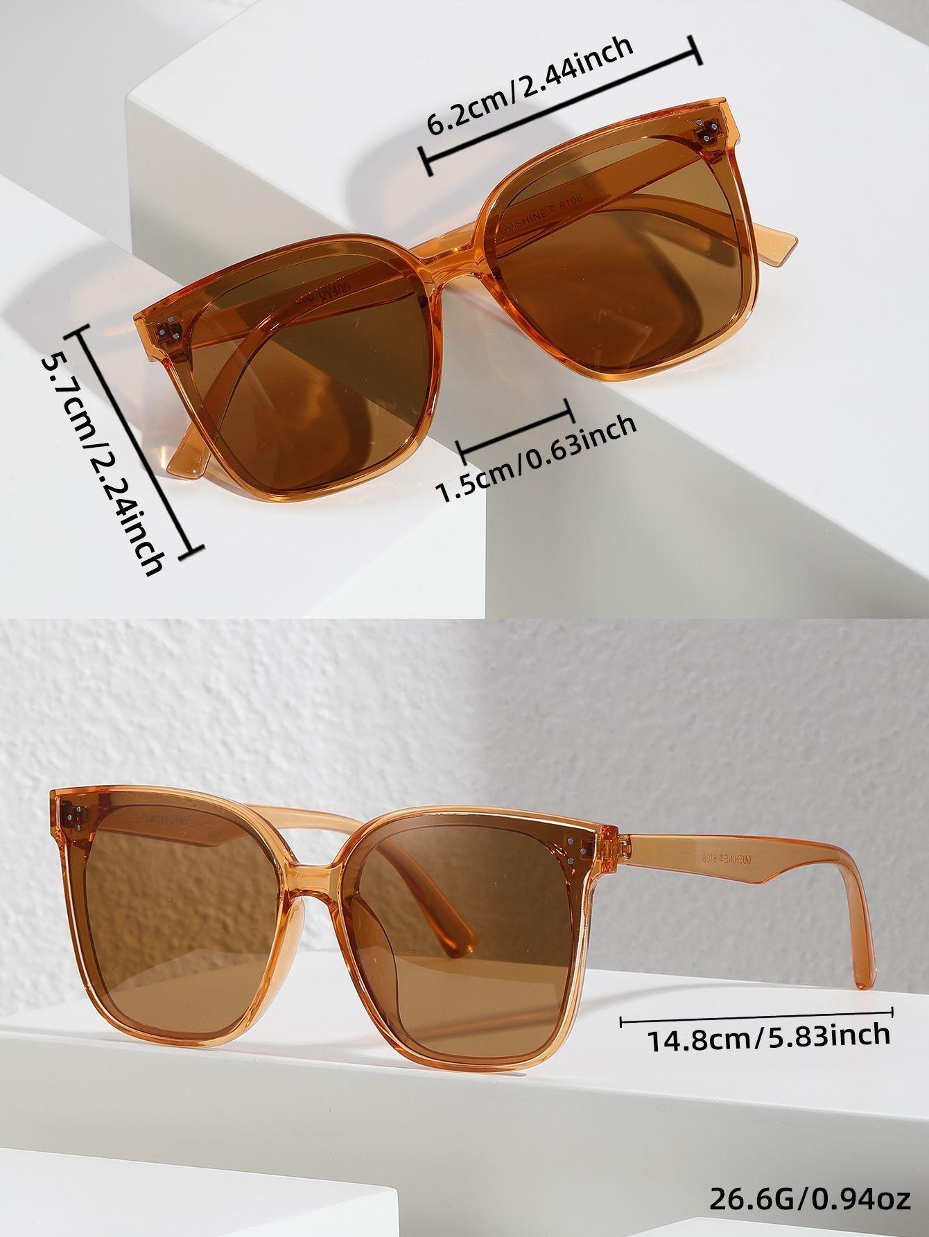 Polasup hombre lentes sol proteccion uv400 moda clasica gafas mujer unisex retro-4