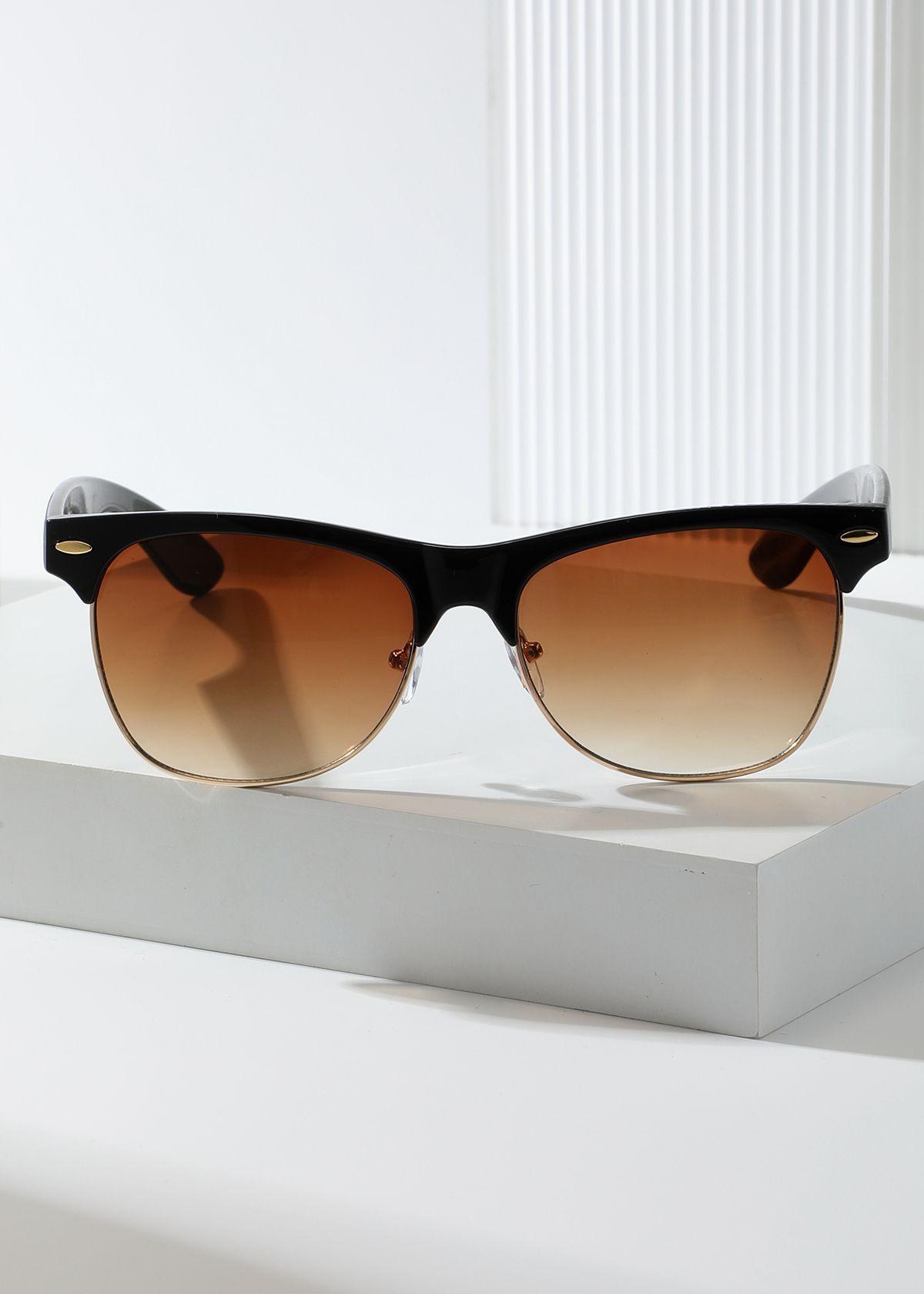 Polasup hombre lentes de sol UV400 moda clasica retro mujer gafas-2