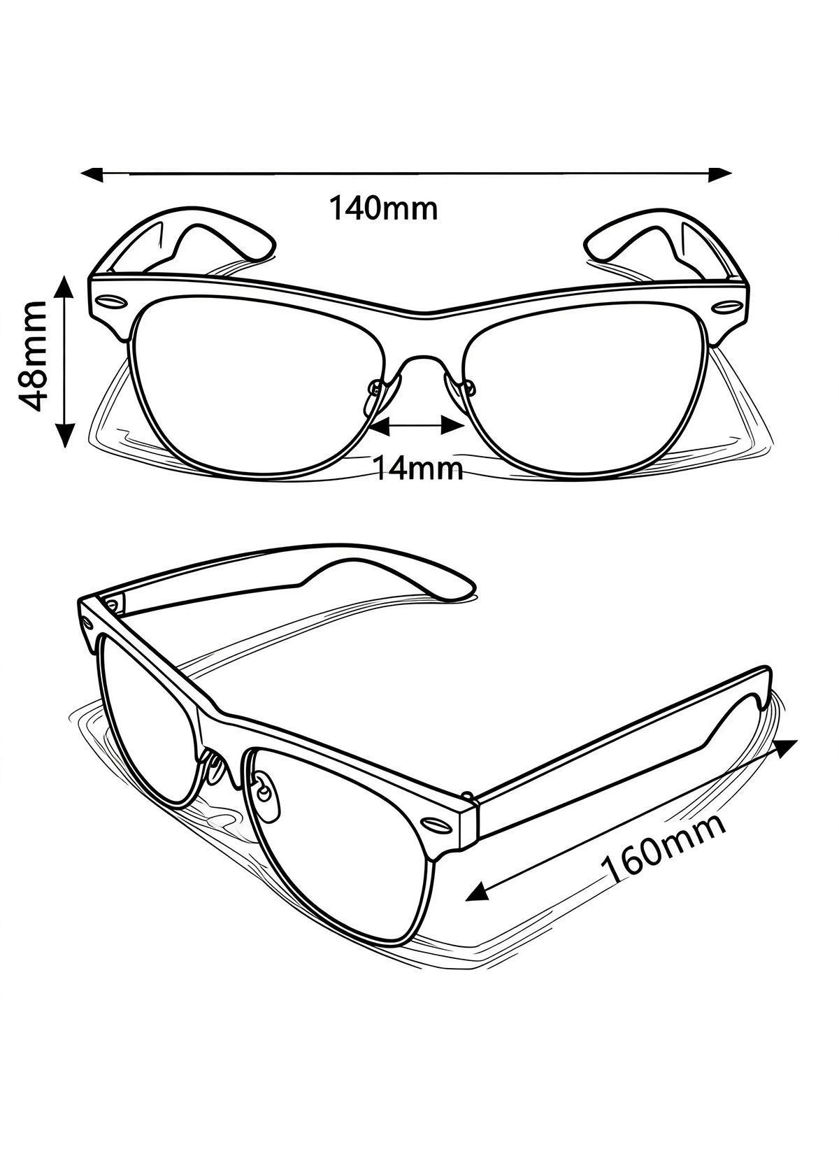Polasup hombre lentes de sol UV400 moda clasica retro mujer gafas-4