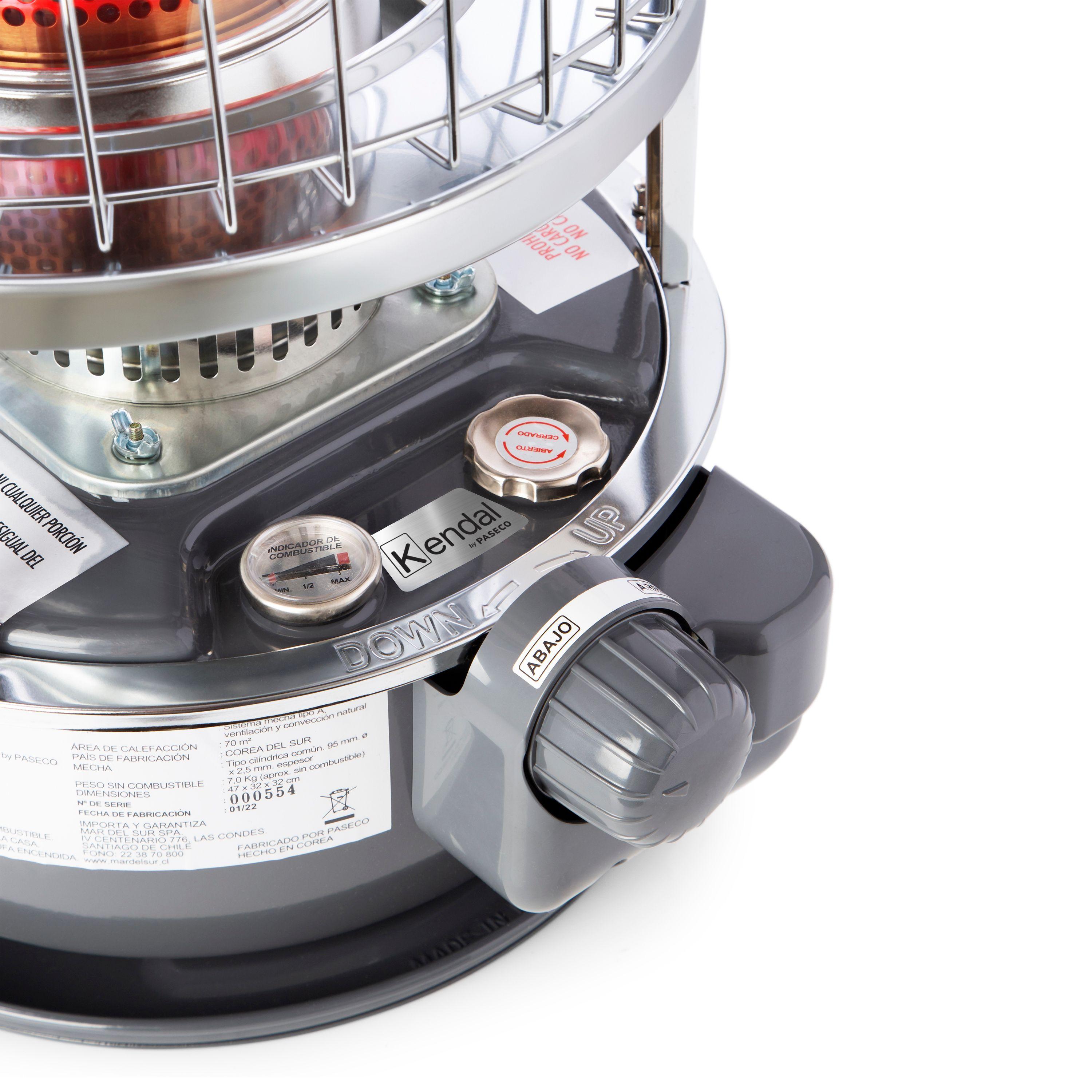 Estufa Parafina Kerosene Mecha  KPM-3300 Gris-3