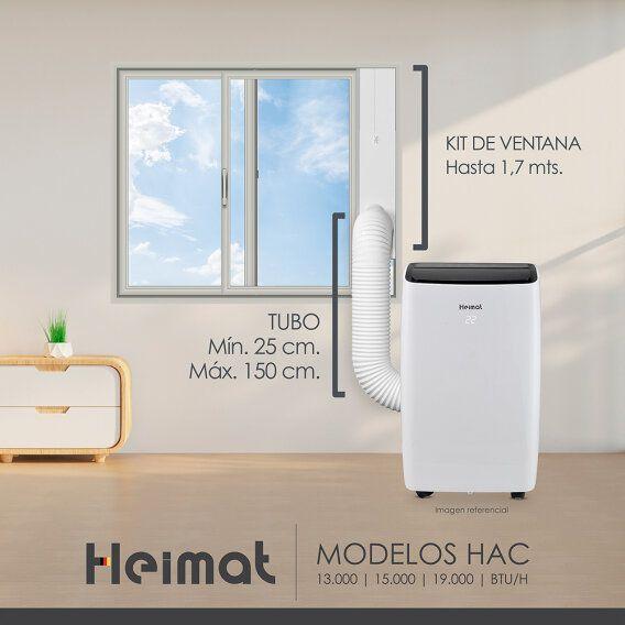 Aire Acondicionado Portatil Frio-Calor Heimat 13000 Btu WIFI-1