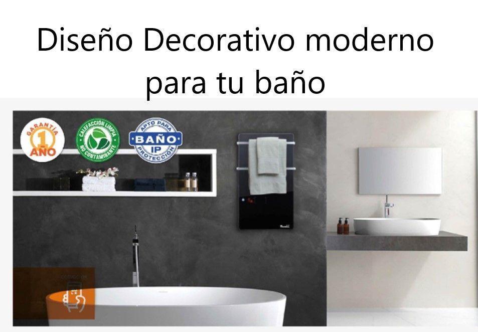 Panel Convector Eléctrico para baño con Toallero KST-1101-2