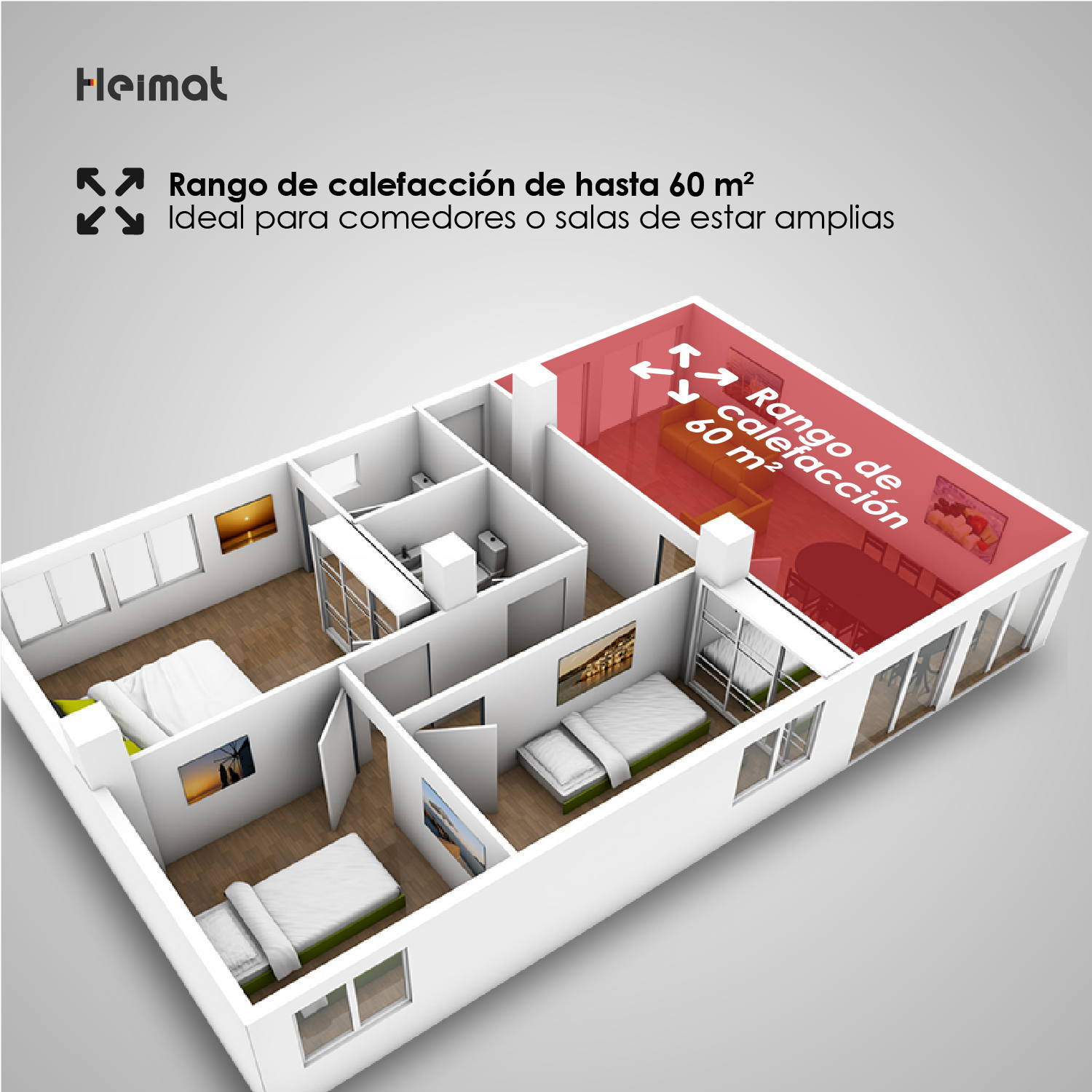 Estufa Infrarroja a Gas 5 Heimat kilos HGQ-5N-5