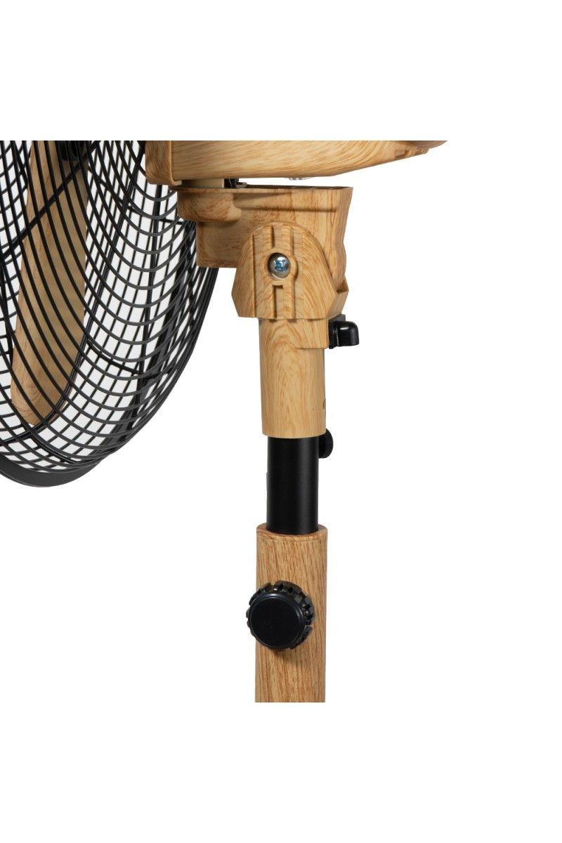 Ventilador Pedestal 16 Pulgadas KZF-1616F Kendal Madera Met-2