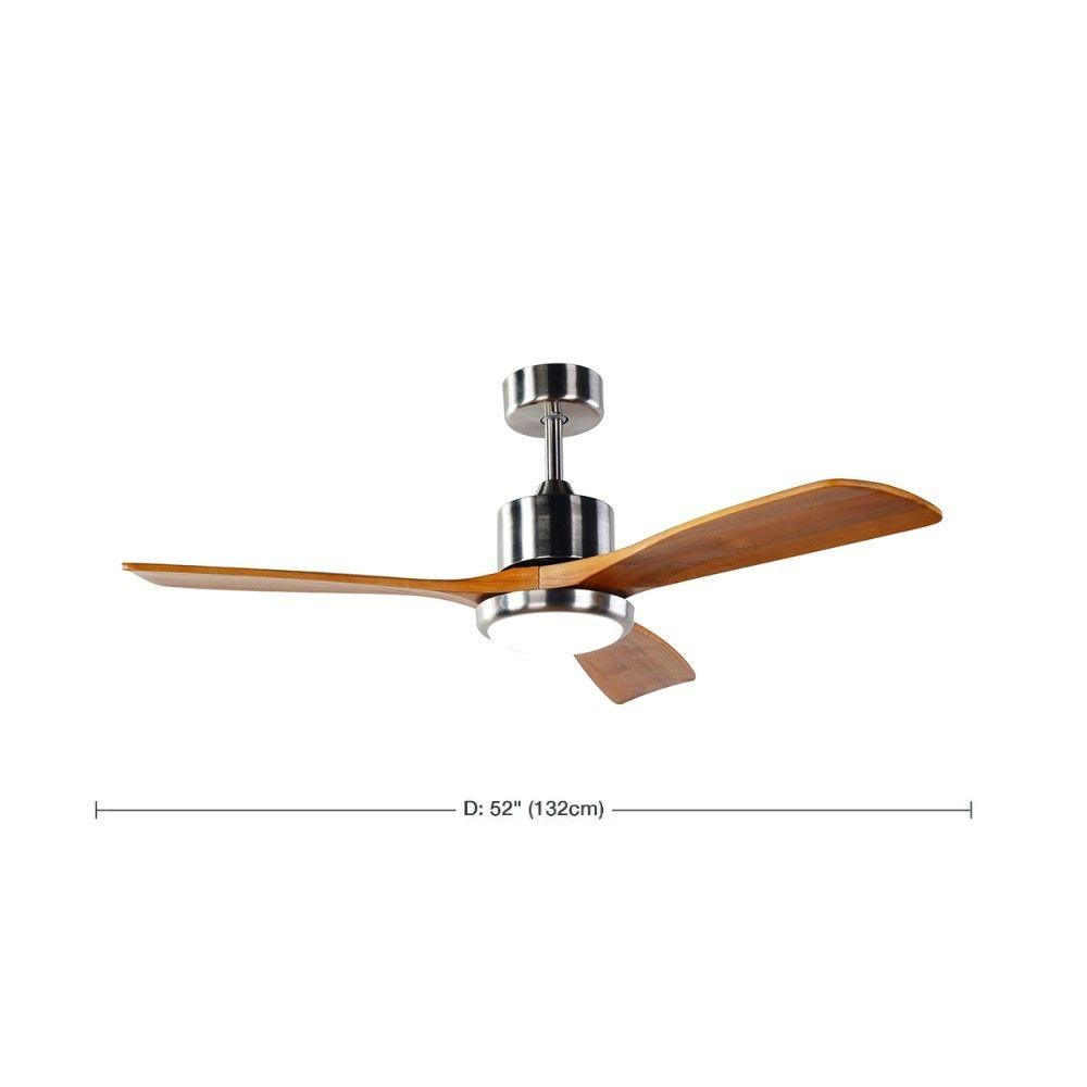 Ventilador de Techo con Luz y Wifi Heimat HTE-1003-3