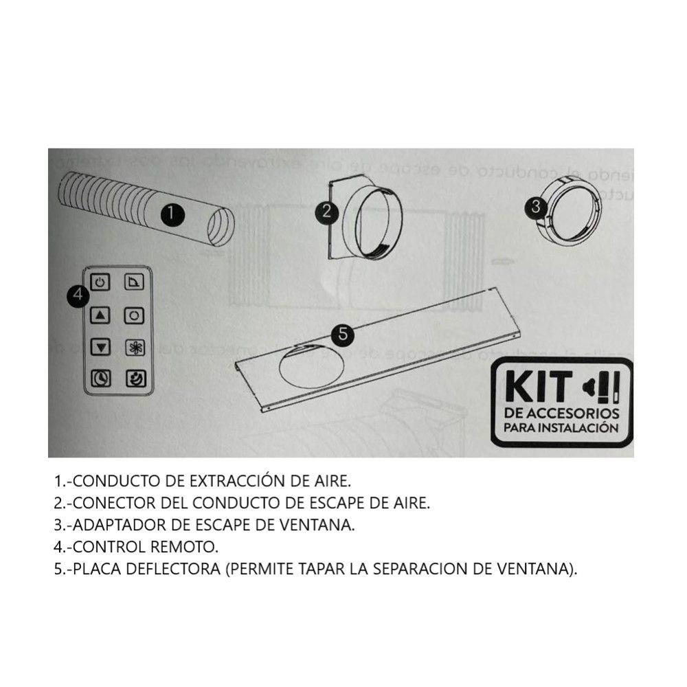 Aire Acondicionado Portatil Heimat HAC-19000 Btu WIFI-5