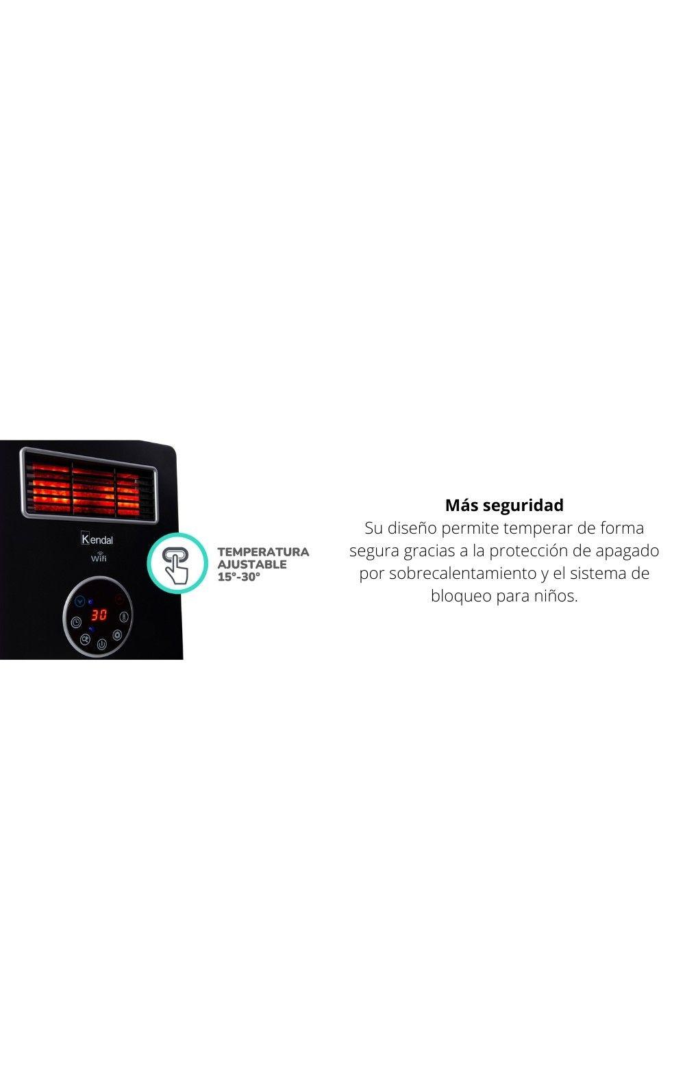 Estufa Eléctrica Infrarroja Kendal Wifi Kph-05a-6