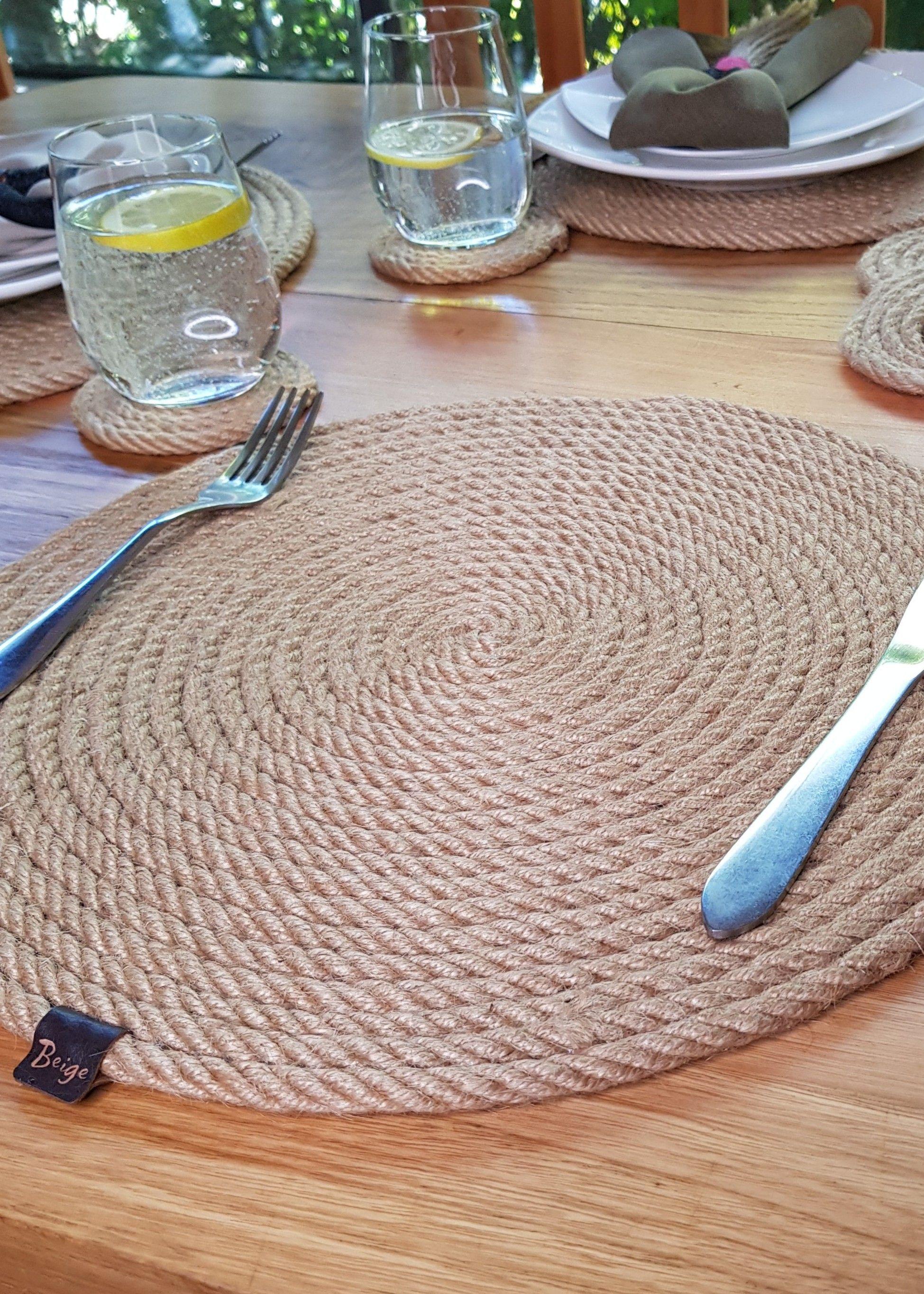 Set 4 Individuales de Yute 35 cm-3