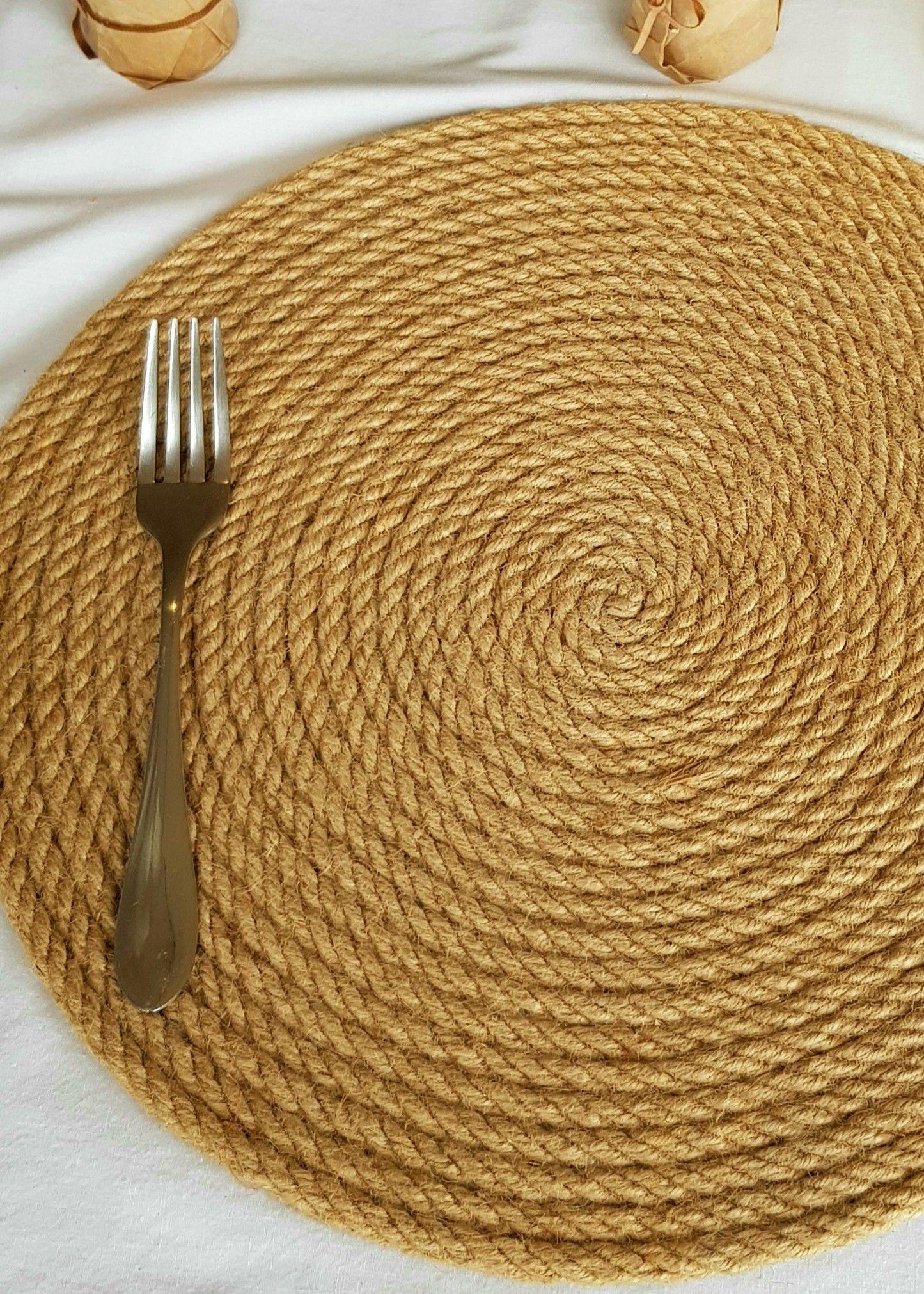 Set 4 Individuales de Yute 35 cm-5