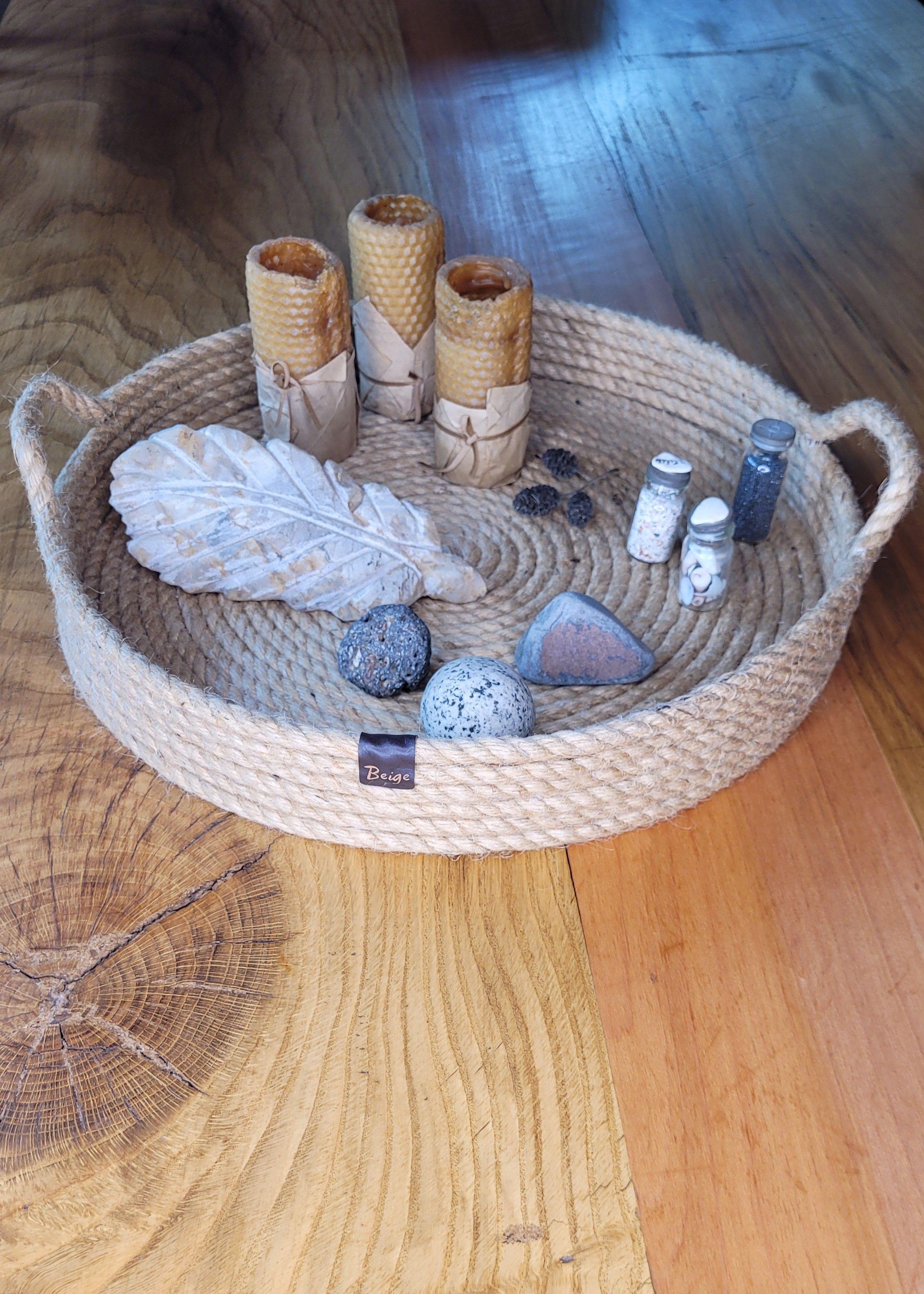 Bandeja Decorativa de Yute-3