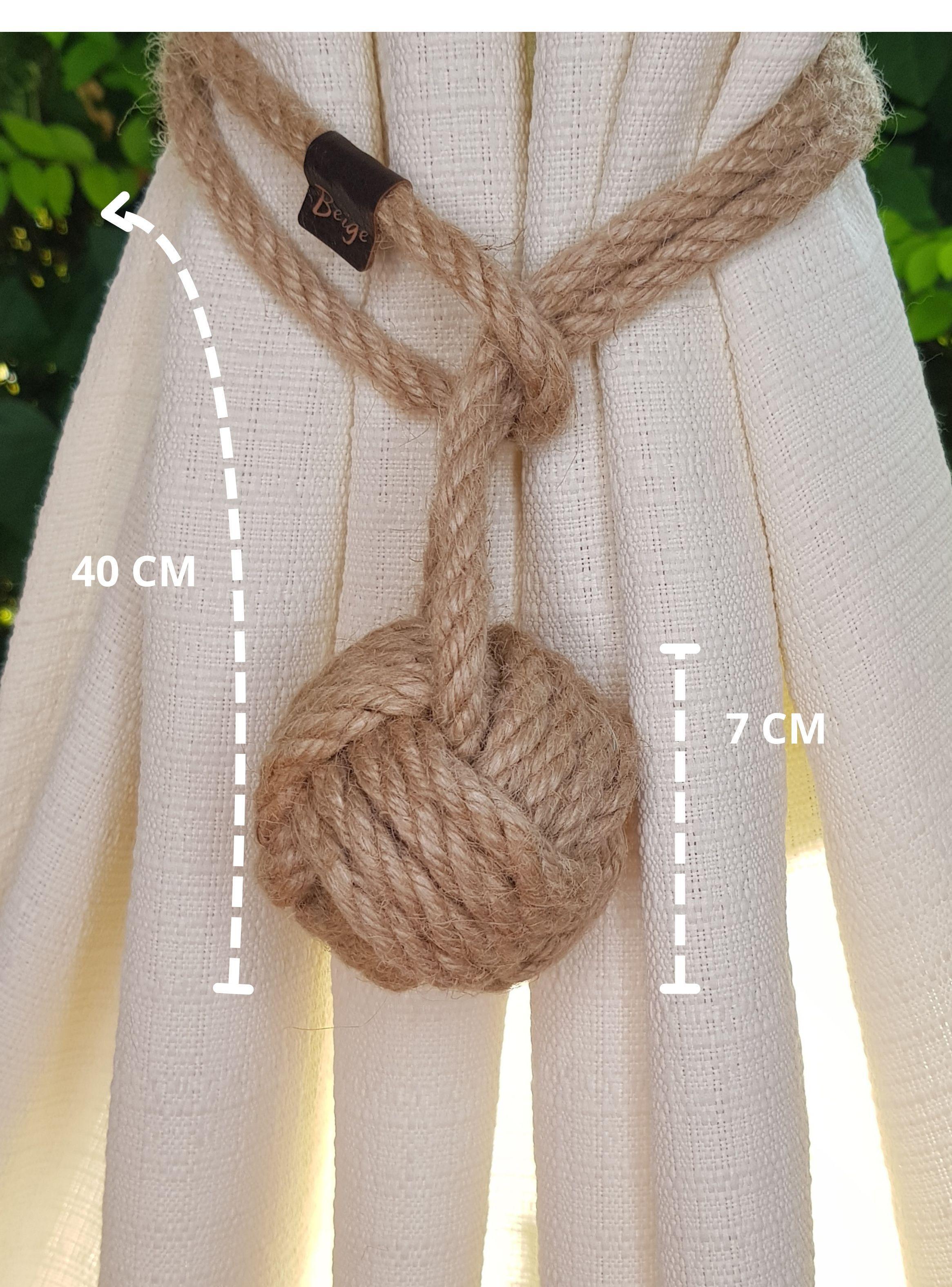 Par Toma Cortinas Ovillo de Yute-2