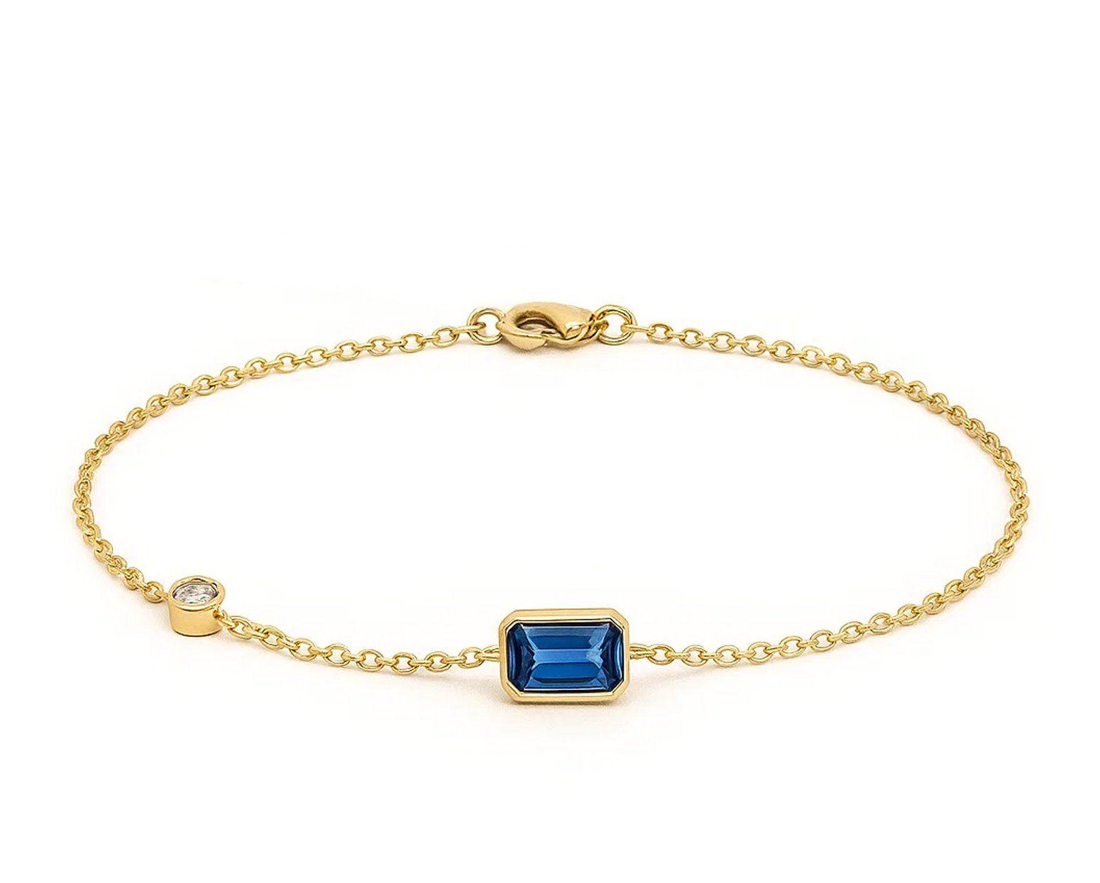 Pulsera Deco Zafiro-0