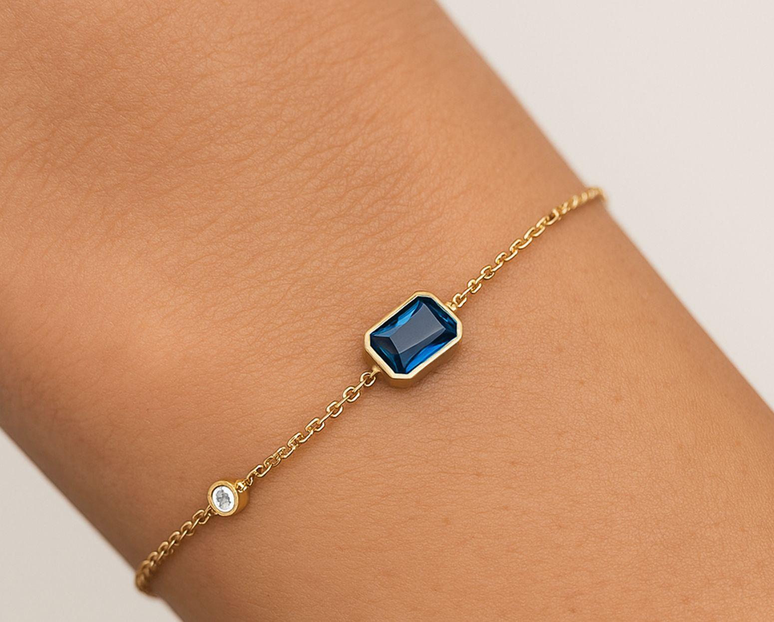 Pulsera Deco Zafiro-1