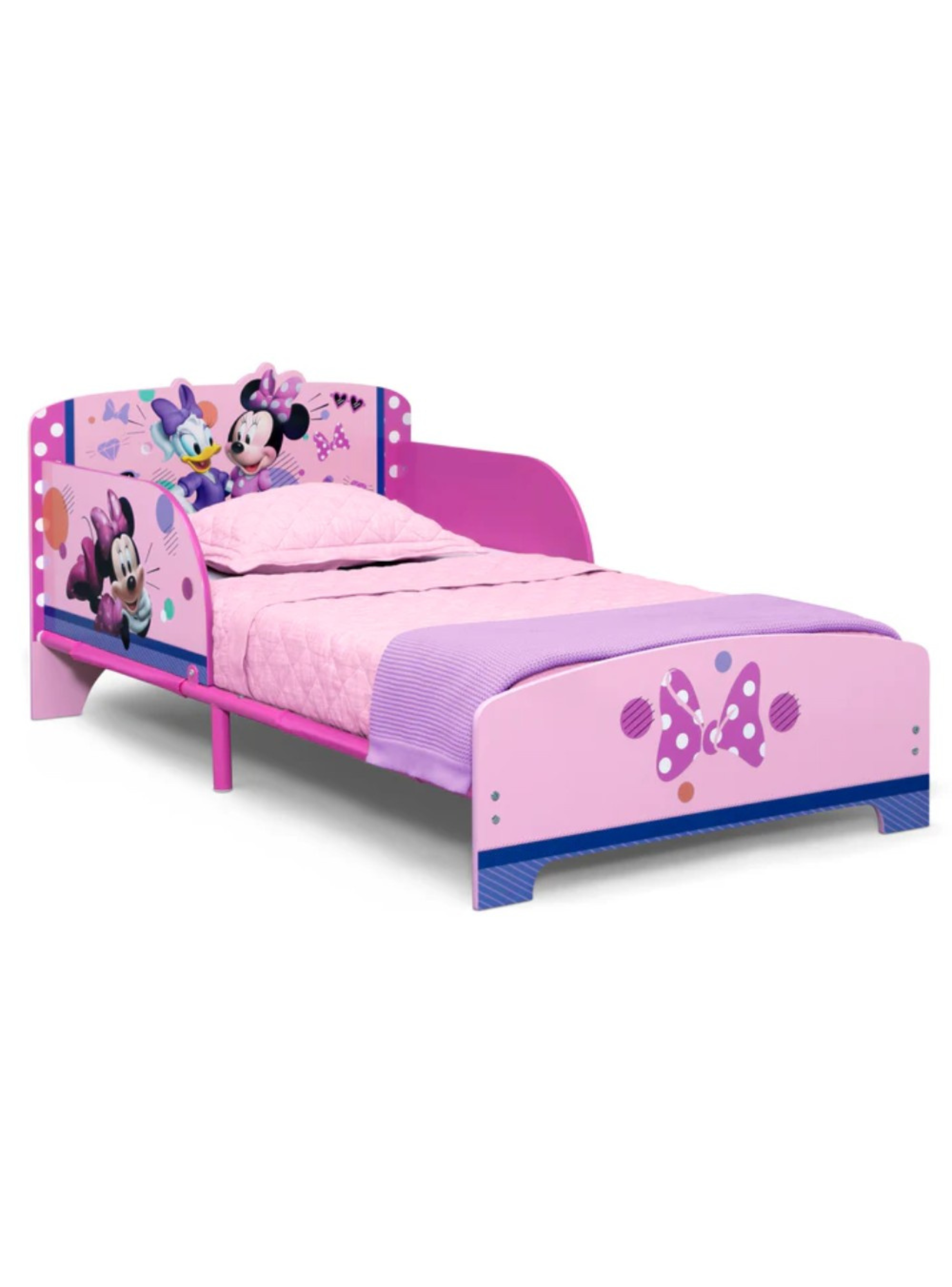 Cama de madera y metal infantil Minnie Mouse Delta Children-2