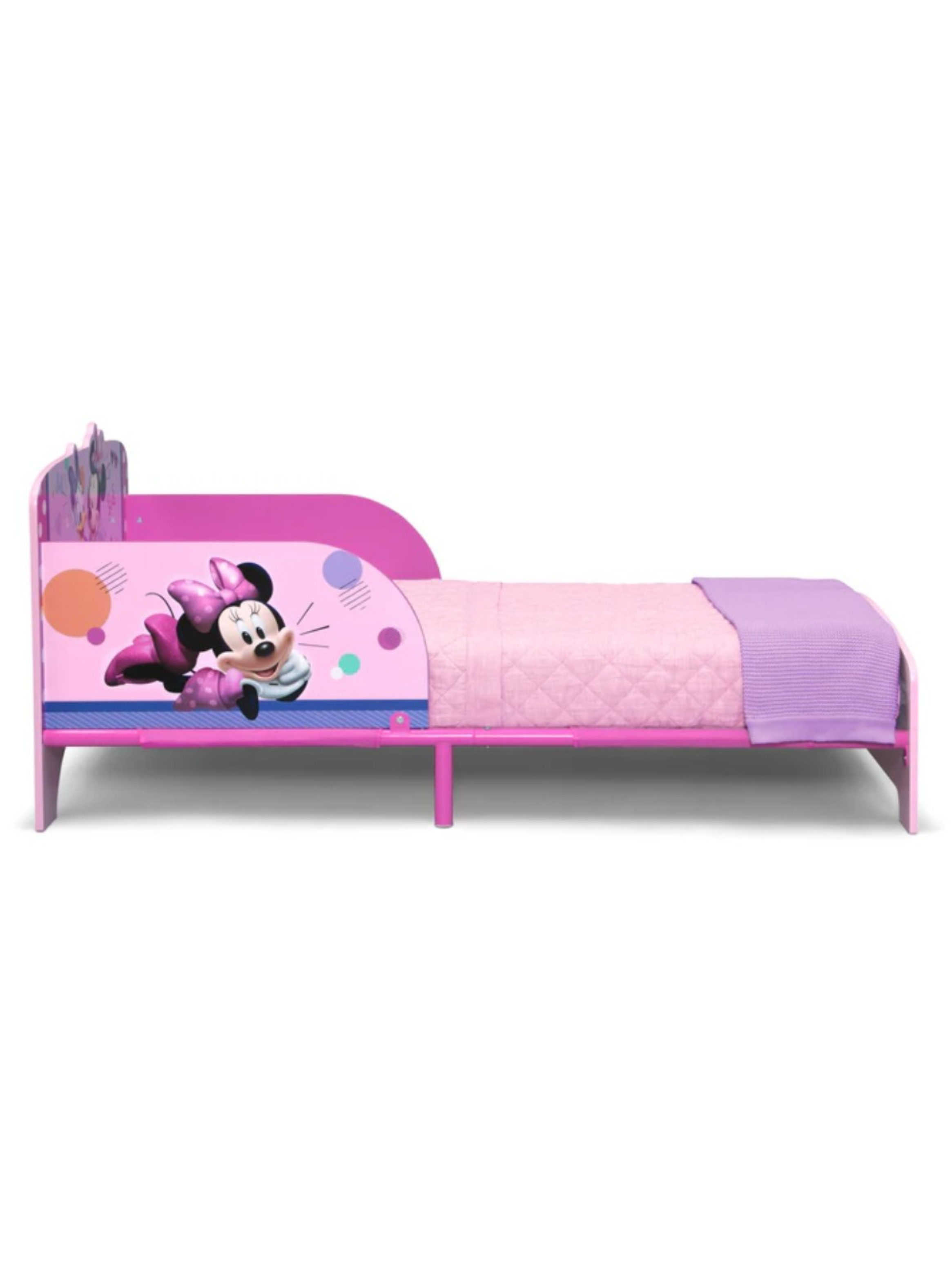 Cama de madera y metal infantil Minnie Mouse Delta Children-4