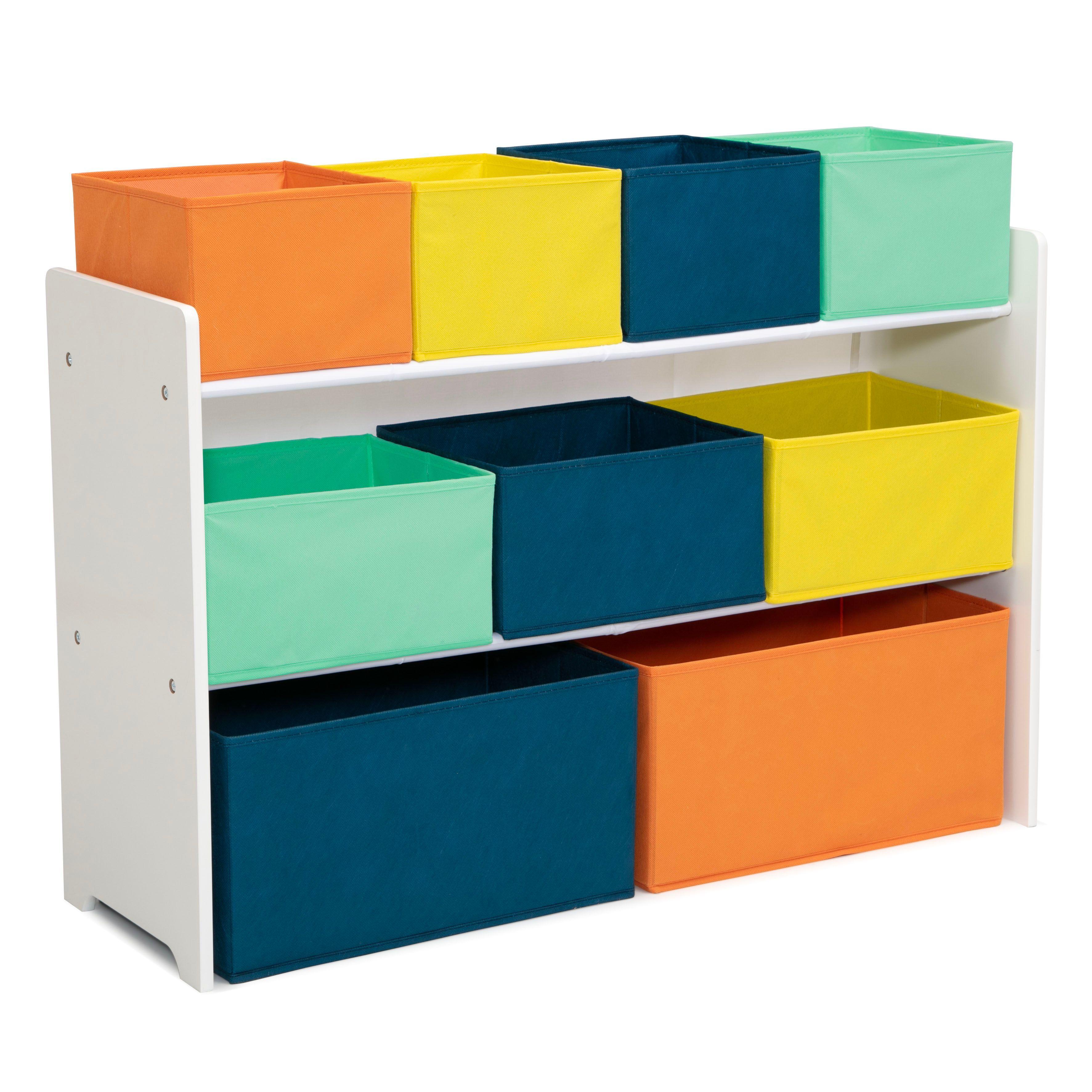 Organizador infantil extra grande multicolor de 9 contenedores Delta Children-3