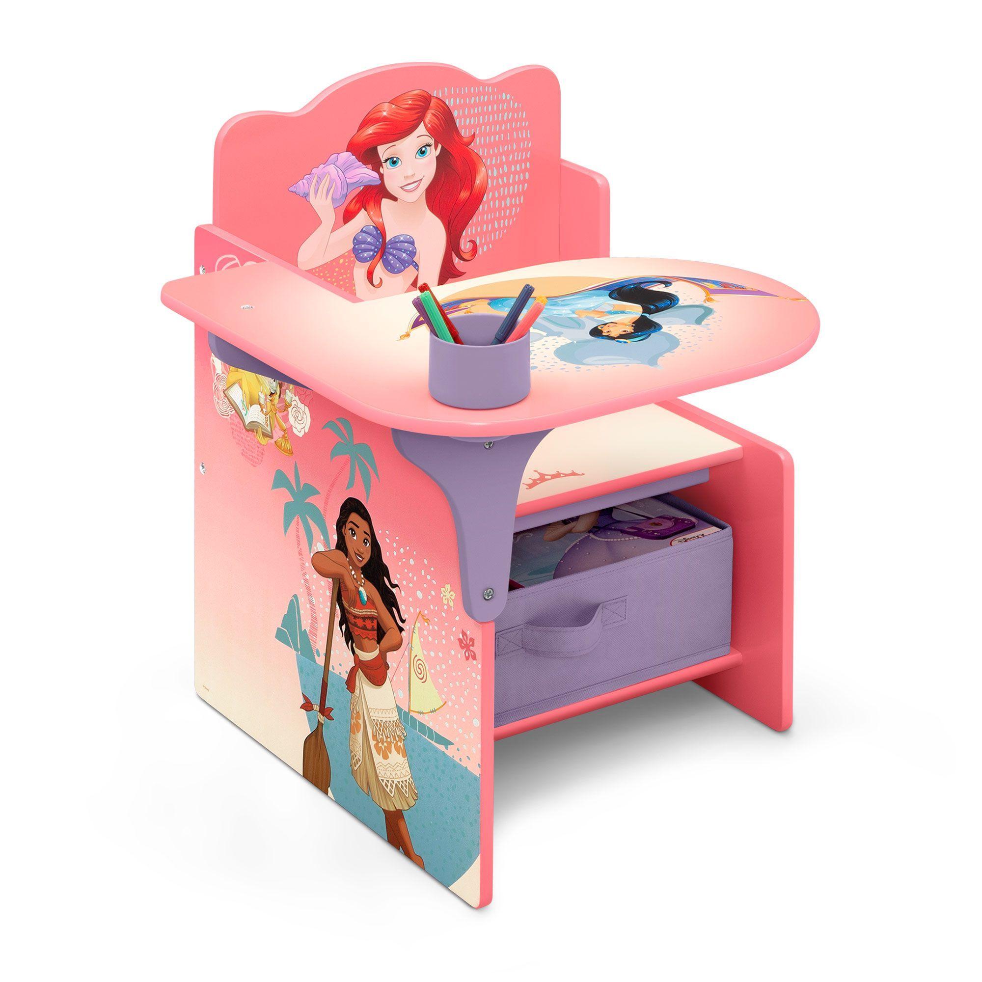 Escritorio con silla infantil con compartimento de almacenamiento Princesas Disney Disney Delta Chi-3